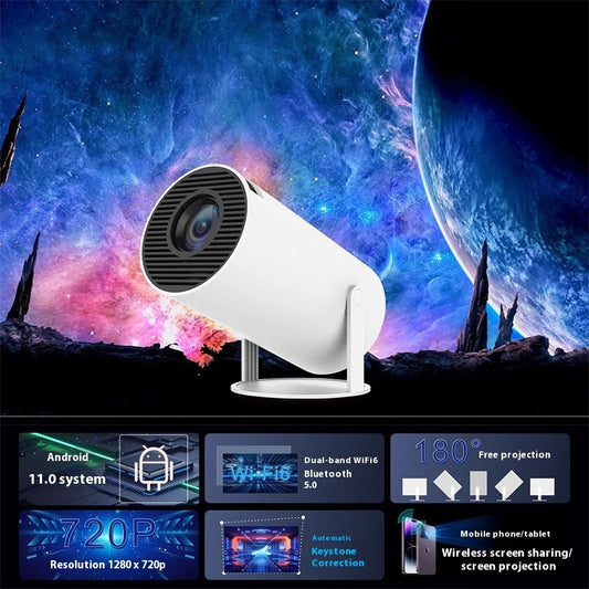 HY300 Pro Projector Home Theater Entertainment Portable Small Projector